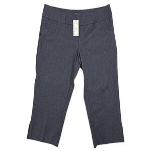 Lior Paris Straight Leg Pull-On Cropped Pants Womens‎ Size 10 Casul Preppy Capri